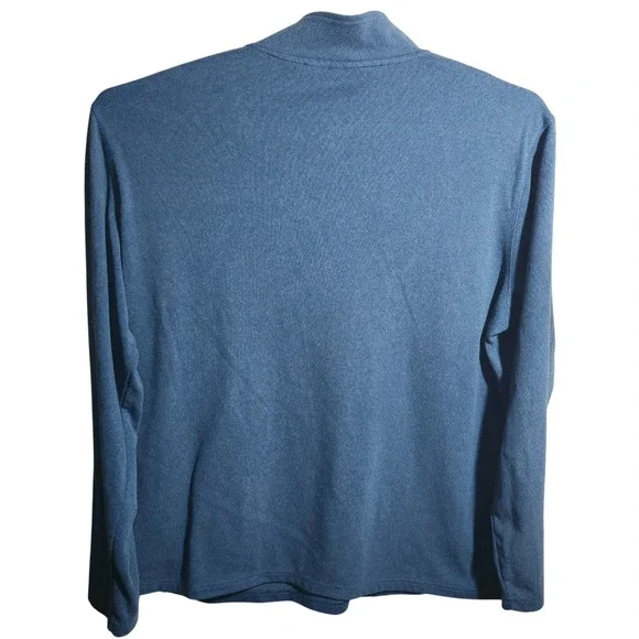 ZeroXposur Mens Quarter Zip Pullover Midnight Blue B86957 XXL Activewear Top - Picture 2 of 10